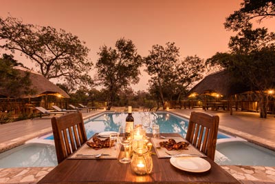 Vuyani River Lodge Swimming Pool Dinner